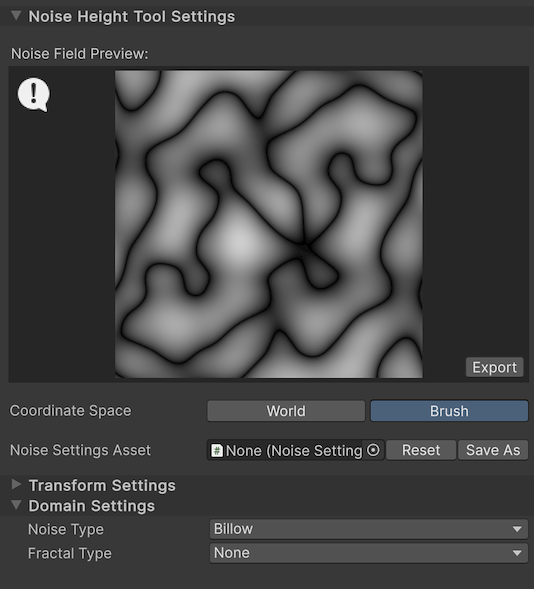 Billow noise with no fractal